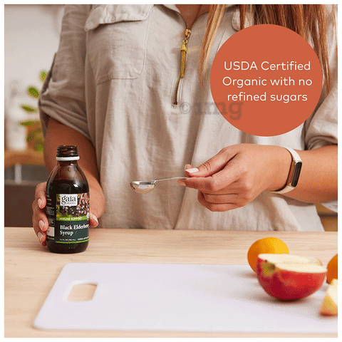 Gaia Herbs Black Elderberry Syrup 6
