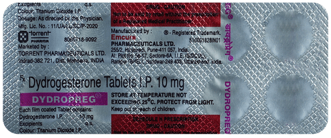 Dydropreg 10mg Tablet image