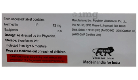 PL 20 Iver 12mg Tablet image PL 20 Iver 12mg Tablet image
