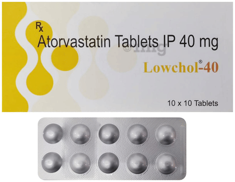 Lowchol 40mg Tablet image Lowchol 40mg Tablet image