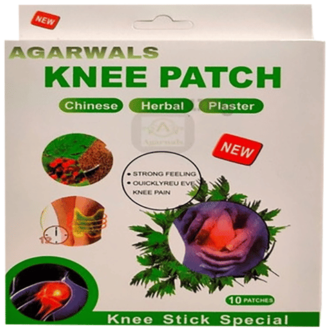 Agarwals Warming Herbal Plaster Knee Patch (10 Each) image Agarwals Warming Herbal Plaster Knee Patch (10 Each) image