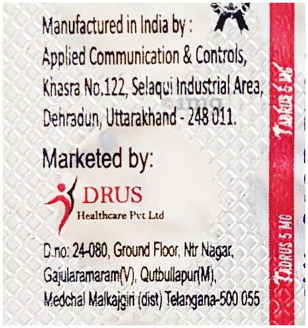 Tadrus 5 MG Tablet image
