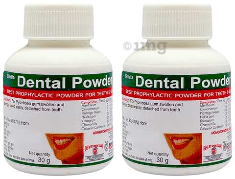 DENTAL POWDER 30g 2個セット Similia Rlpl Dental Powder (30gm Each): Buy combo pack of 2.0