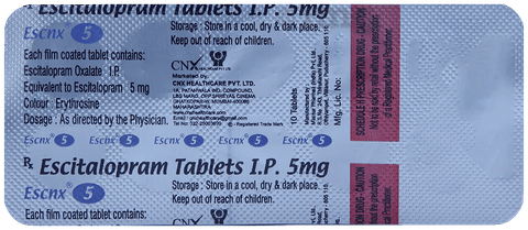 Escnx 5mg Tablet image