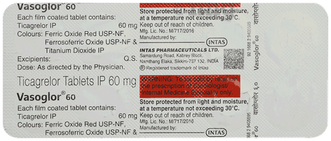 Vasoglor 60 Tablet image Vasoglor 60 Tablet image