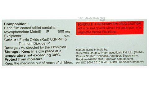 Mycoten-M 500mg Tablet image