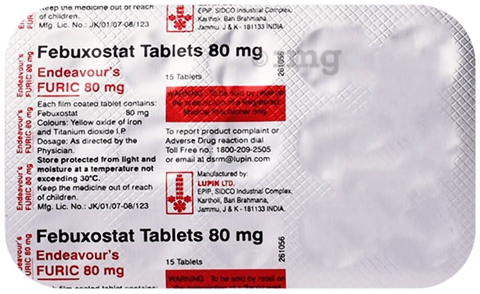 Endeavours Furic 80mg Tablet image