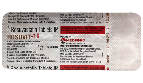 Rosuvit 10 Tablet image