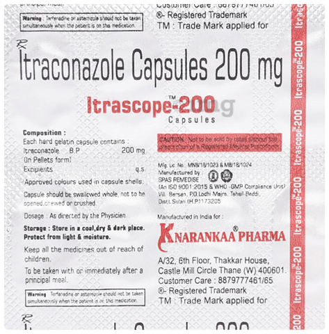 Itrascope 200 Capsule image