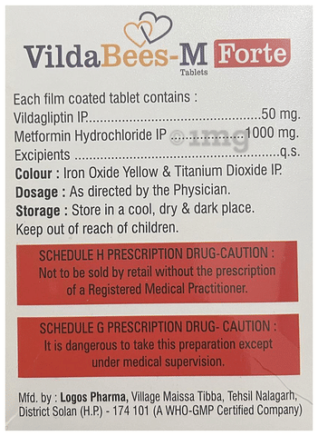 Vildabees-M Forte Tablet image Vildabees-M Forte Tablet image