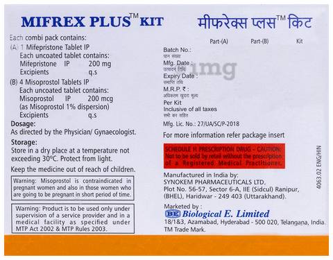 Mifrex Plus Kit Tablet image