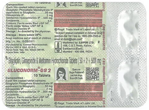 Gluconorm-GS 2 Tablet image