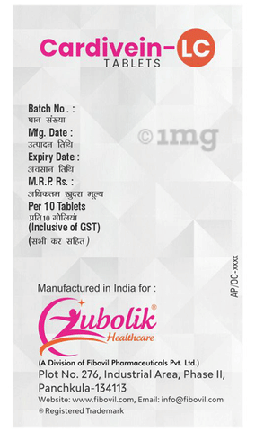 Cardivein-LC Tablet image