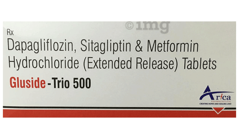 Gluside-Trio 500 Tablet ER image Gluside-Trio 500 Tablet ER image