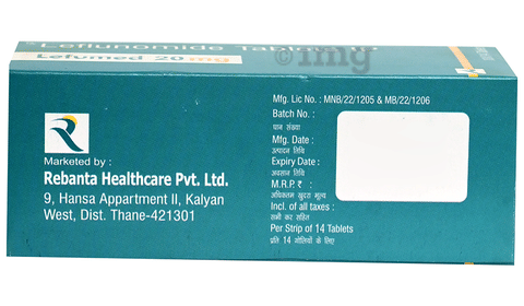 Lefumed 20mg Tablet image Lefumed 20mg Tablet image