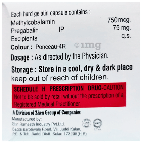 Nervidox-PG 75 Capsule image