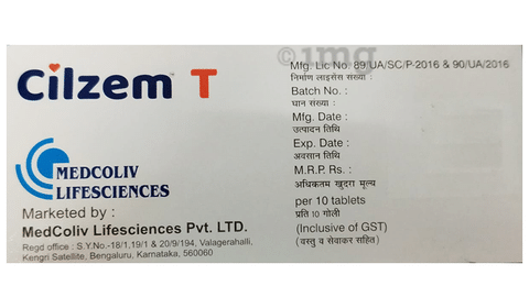 Cilzem T Tablet