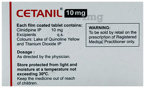 Cetanil 10mg Tablet image