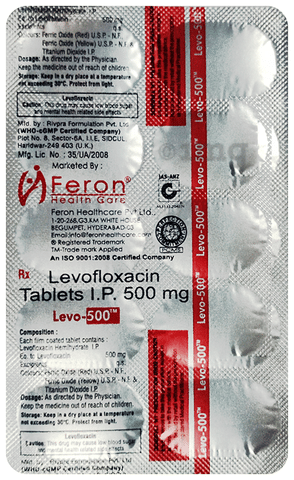 Levo 500 Tablet image