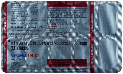 Nexovas TM 25 Tablet ER image