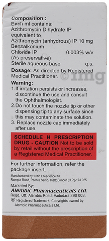 Azithral Eye Drop image