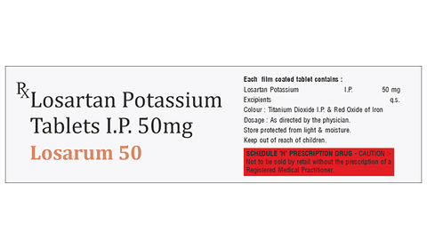 Losarum 50mg Tablet image Losarum 50mg Tablet image