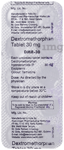 DMR 30mg Tablet image