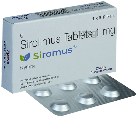 Siromus 1mg Tablet: View Uses, Side Effects, Price and Substitutes