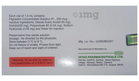 Neukine 300mcg Injection image Neukine 300mcg Injection image