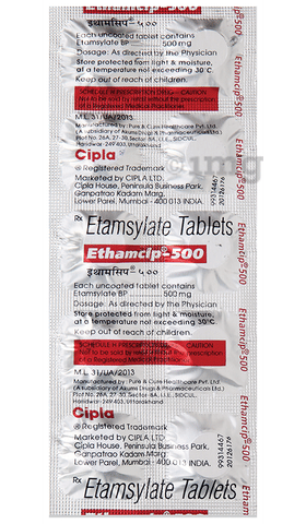 Ethamcip 500 Tablet image