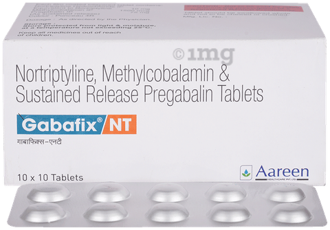 Gabafix NT 75mg/10mg/1500mcg Tablet