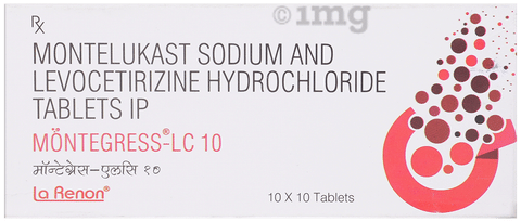 Montegress LC 5mg/10mg Tablet image Montegress LC 5mg/10mg Tablet image