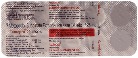 Tamepro 25mg Tablet