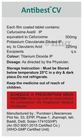 Antibest CV Tablet image