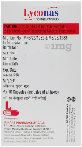Lyconas Softgel Capsule image Lyconas Softgel Capsule image