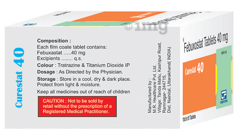 Curestat 40 Tablet image