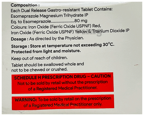Esogress 80mg Tablet image