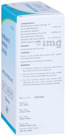 Moxifenac Eye Drop