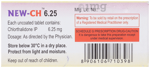 New CH 6.25mg Tablet image New CH 6.25mg Tablet image