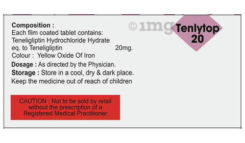 Tenlytop 20 Tablet image Tenlytop 20 Tablet image