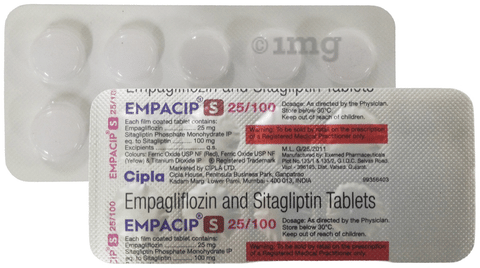 Empacip S 25mg/100mg Tablet image