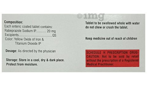 Rabenova 20 Tablet image Rabenova 20 Tablet image