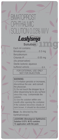 Lashisma  Solution (3ml Each) image