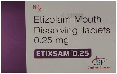 Etixsam 0.25mg Tablet image Etixsam 0.25mg Tablet image