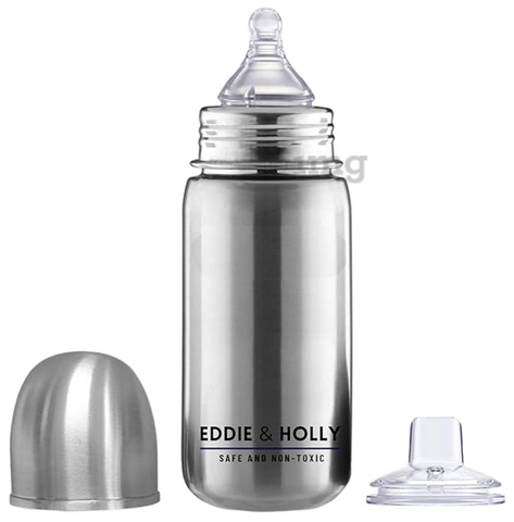 Silver sipper bottles for babies deals