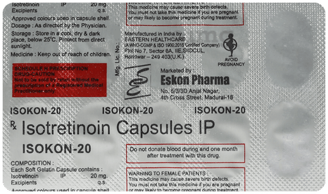 Isokon 20mg Capsule image