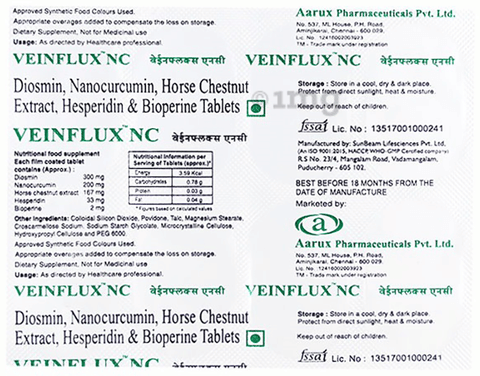 Veinflux NC Tablet 1