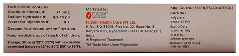 Edta Pfs Injection