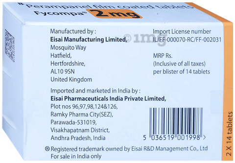 Fycompa 2mg Tablet image