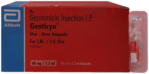 Genticyn 60mg Injection image Genticyn 60mg Injection image